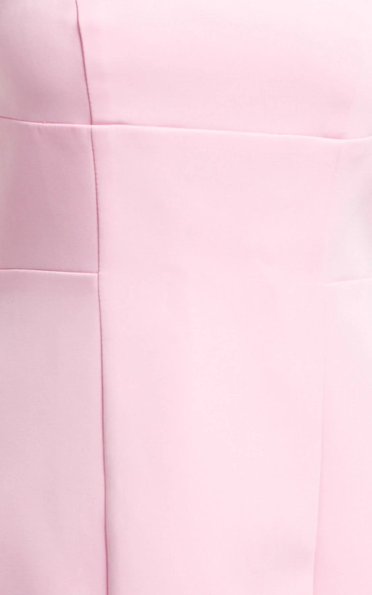Catharine Mini Dress - Strapless A Line Dress in Pink