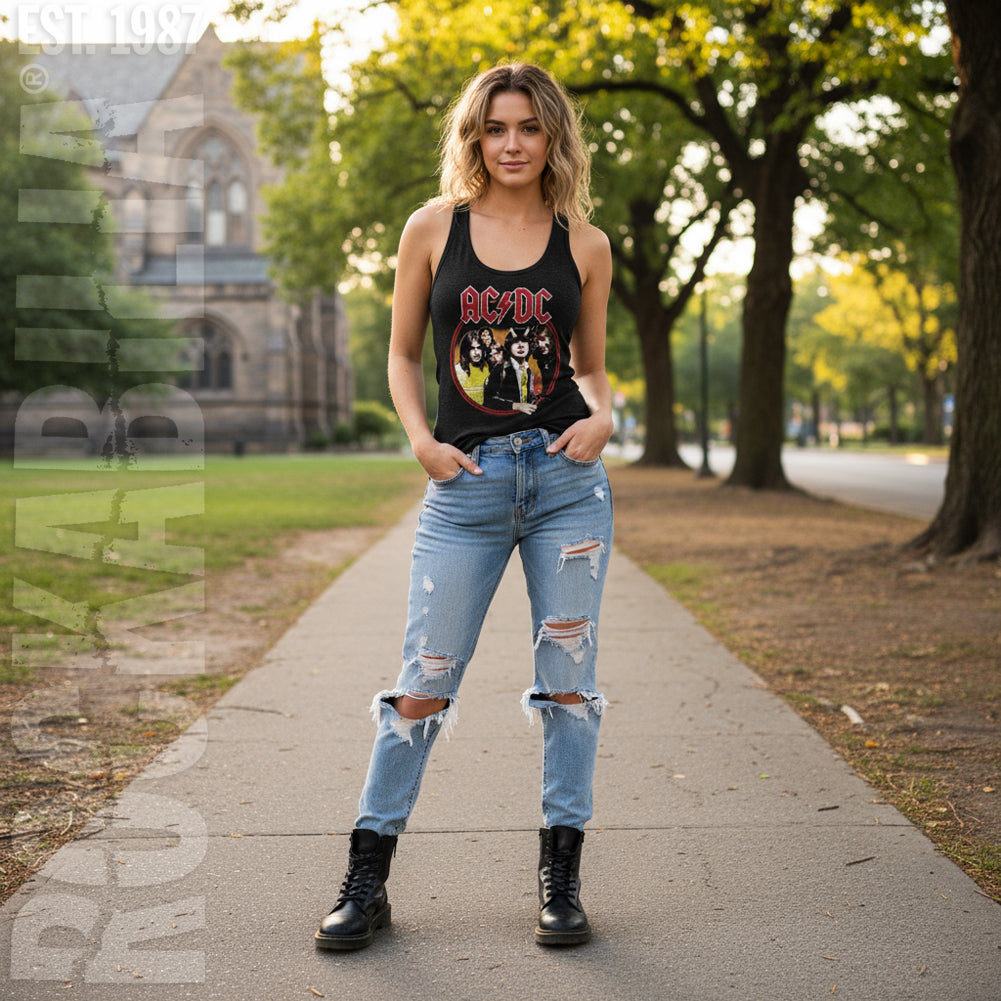 AC/DC Highway To Hell Circle Junior Top