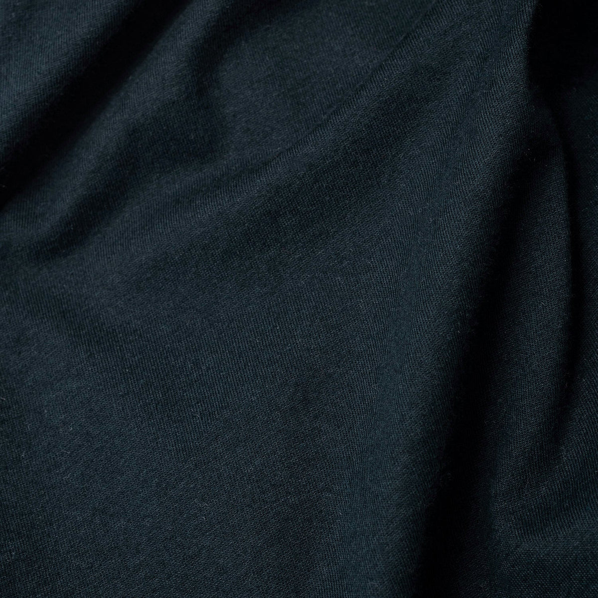 Navy Long Line Crew Neck Tee