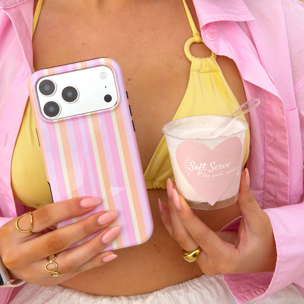 Tough MagSafe® Phone Case - Pastel Stripes