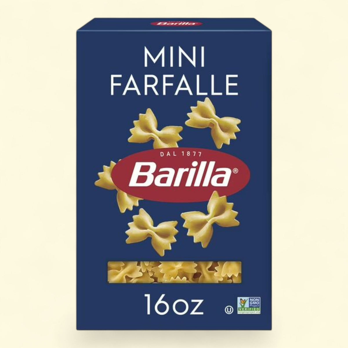 Barilla Mini Farfalle Pasta, 16 oz