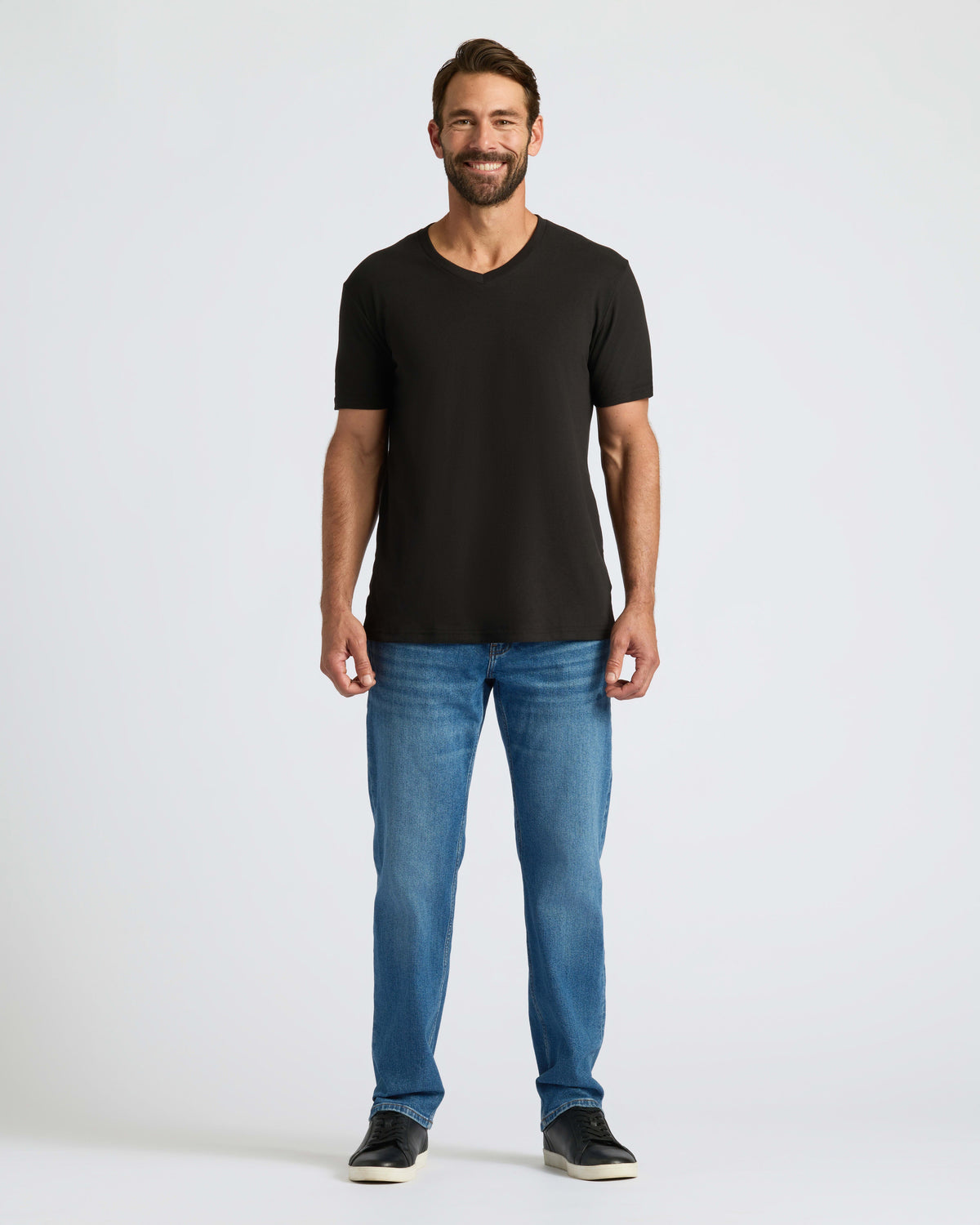 Black Classic V-Neck 3-Pack