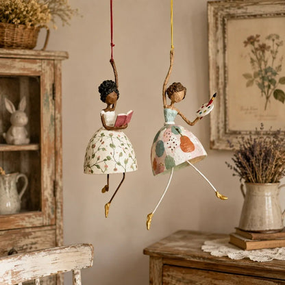 💃 ✨Whimsical Dancing Lady Hanging Ornament✨