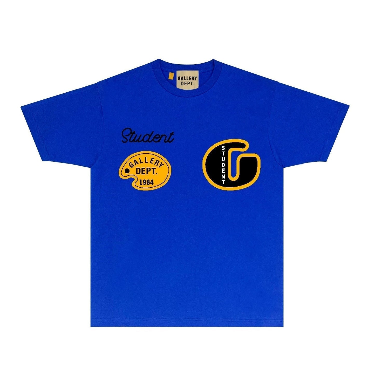 Gallery Dept T Shirt Retro Printed Loose Short-Sleeved Shirt