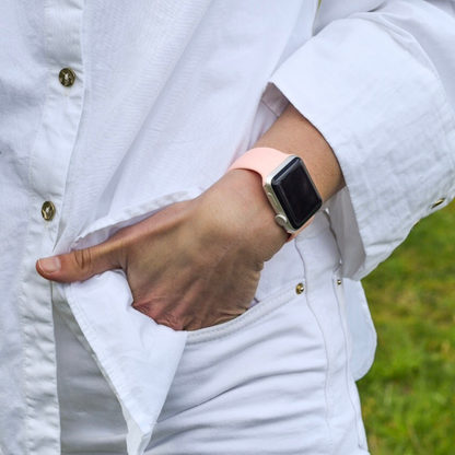 NAKD Apple Watch Strap - Coral Pink