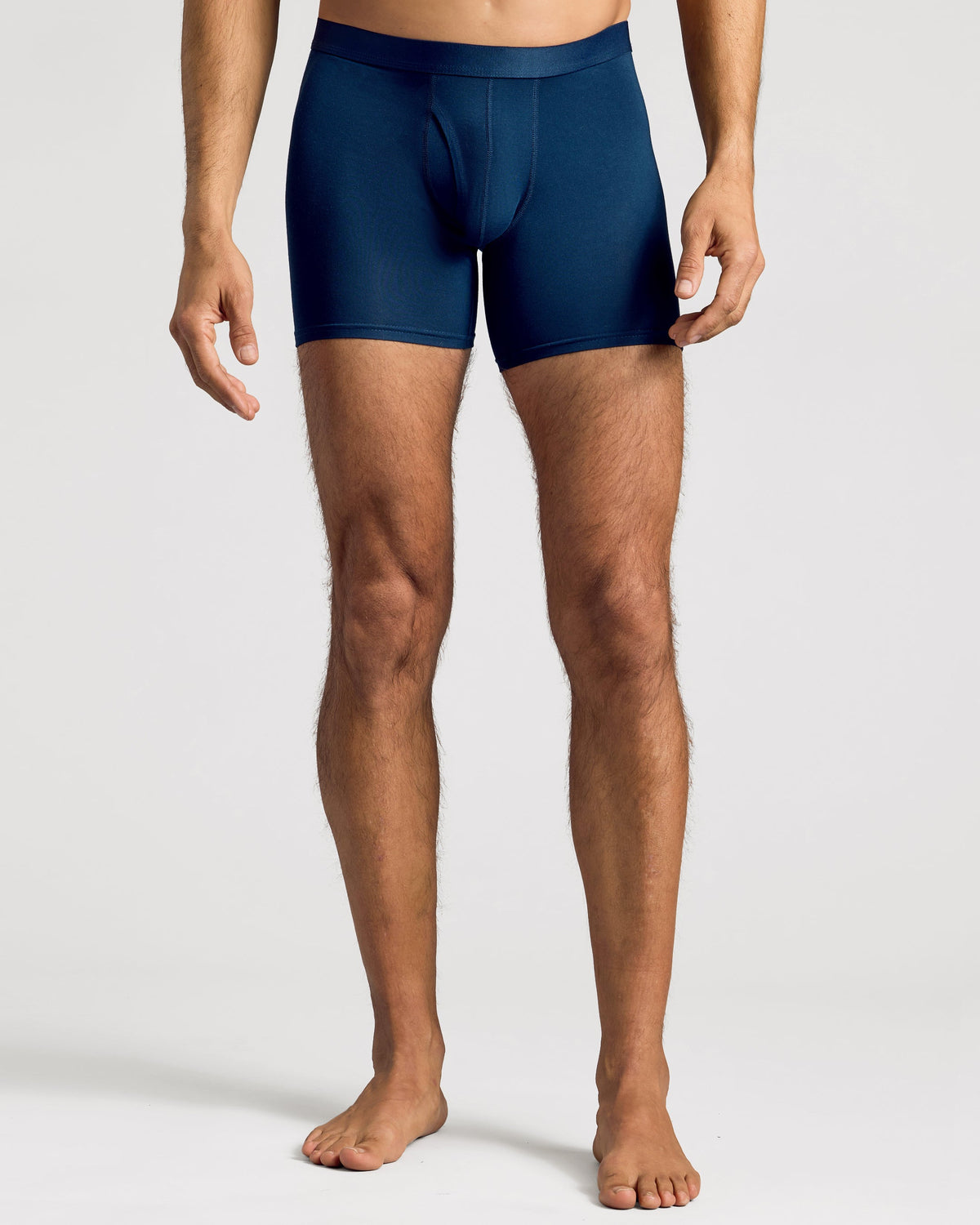 Navy Boxer Briefs W/ Fly 12-Pack 2025