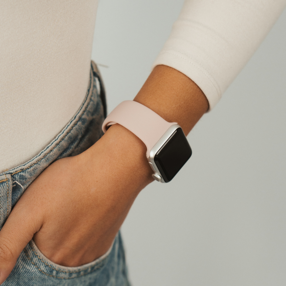 NAKD Apple Watch Strap - Powder Pink