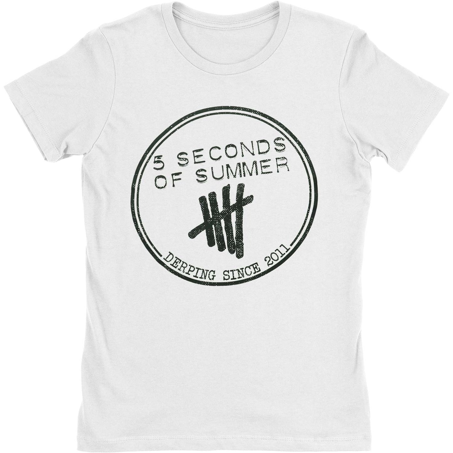 5 Seconds Of Summer Derping Stamp Junior Top