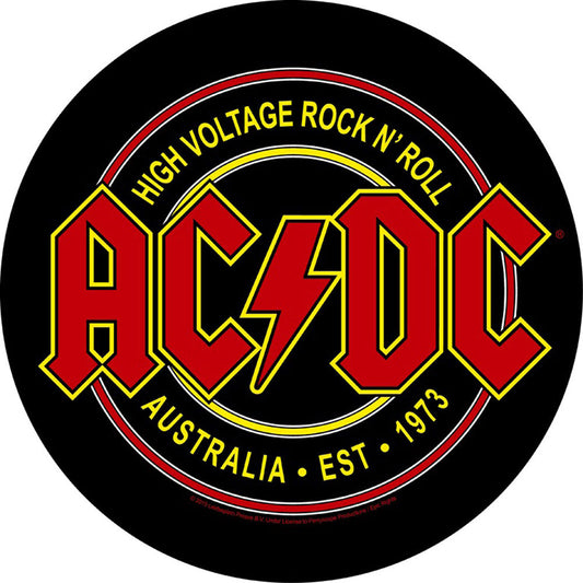 AC/DC High Voltage Rock N Roll Back Patch