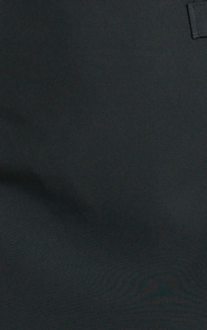 Inez Mini Skirt - Mid Waist Zip Detail Skirt in Black