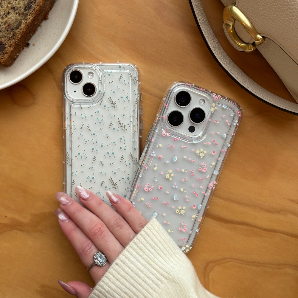 Clear Phone Case - Bows in Bloom