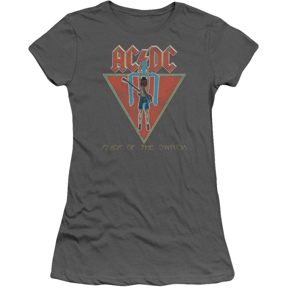 AC/DC Flick Of The Switch Cap Sleeve Junior Top