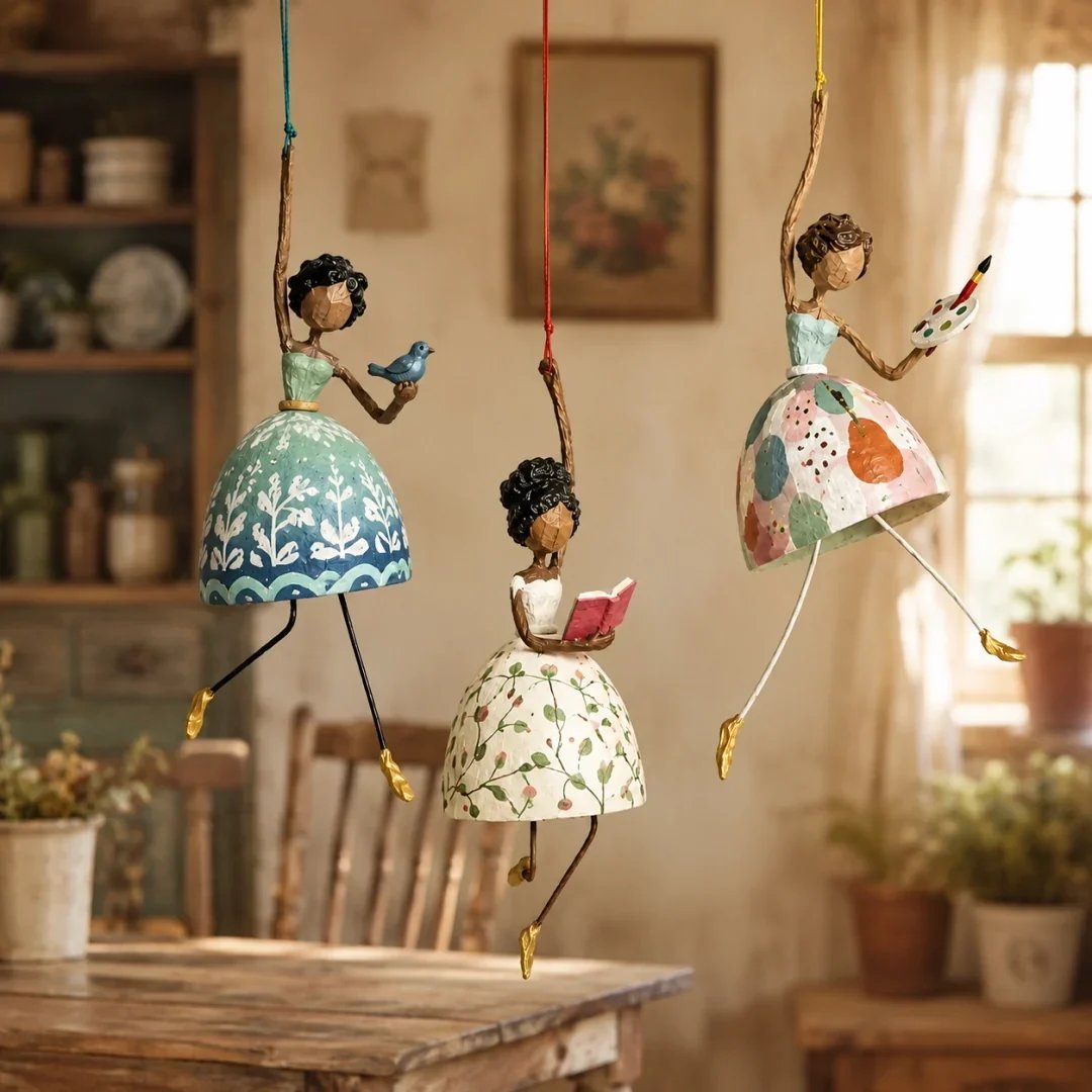 💃 ✨Whimsical Dancing Lady Hanging Ornament✨