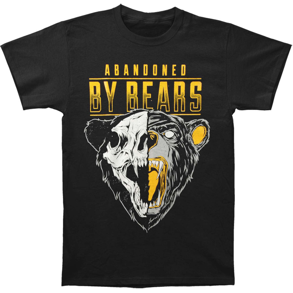 Abandoned By Bears Bear Skull T-shirt