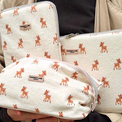 Fleecy Fawn Laptop Sleeve