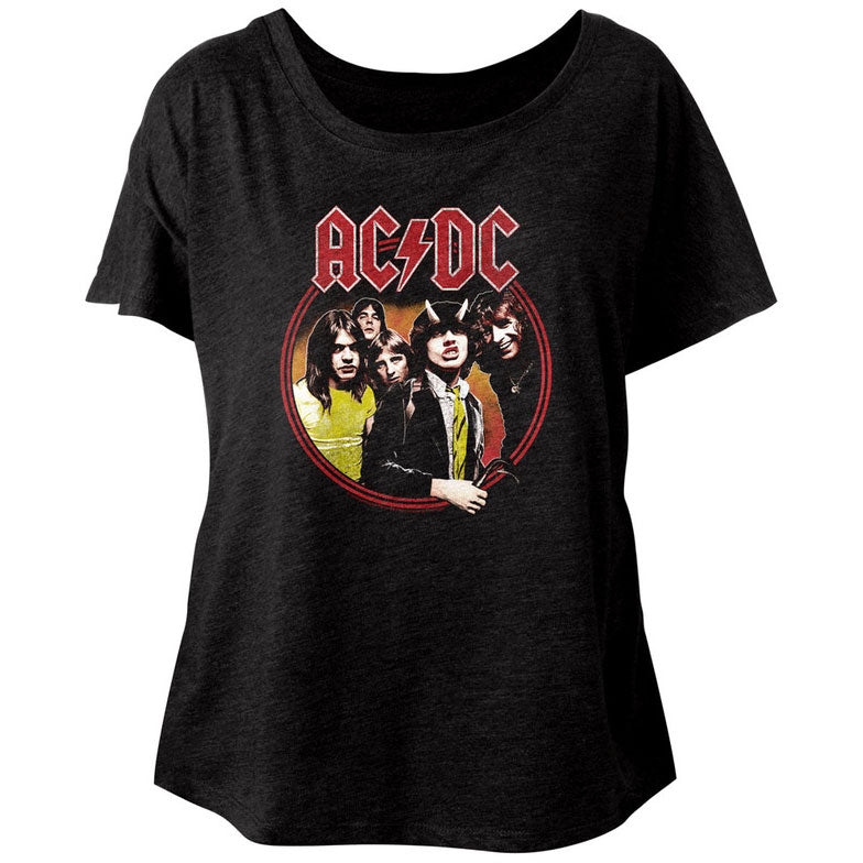 AC/DC Highway To Hell Circle Junior Top