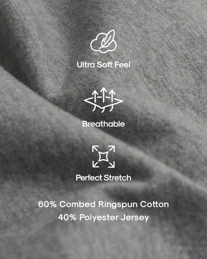 Classic Tall Straight Hem Crew Neck T-Shirt 3-Pack