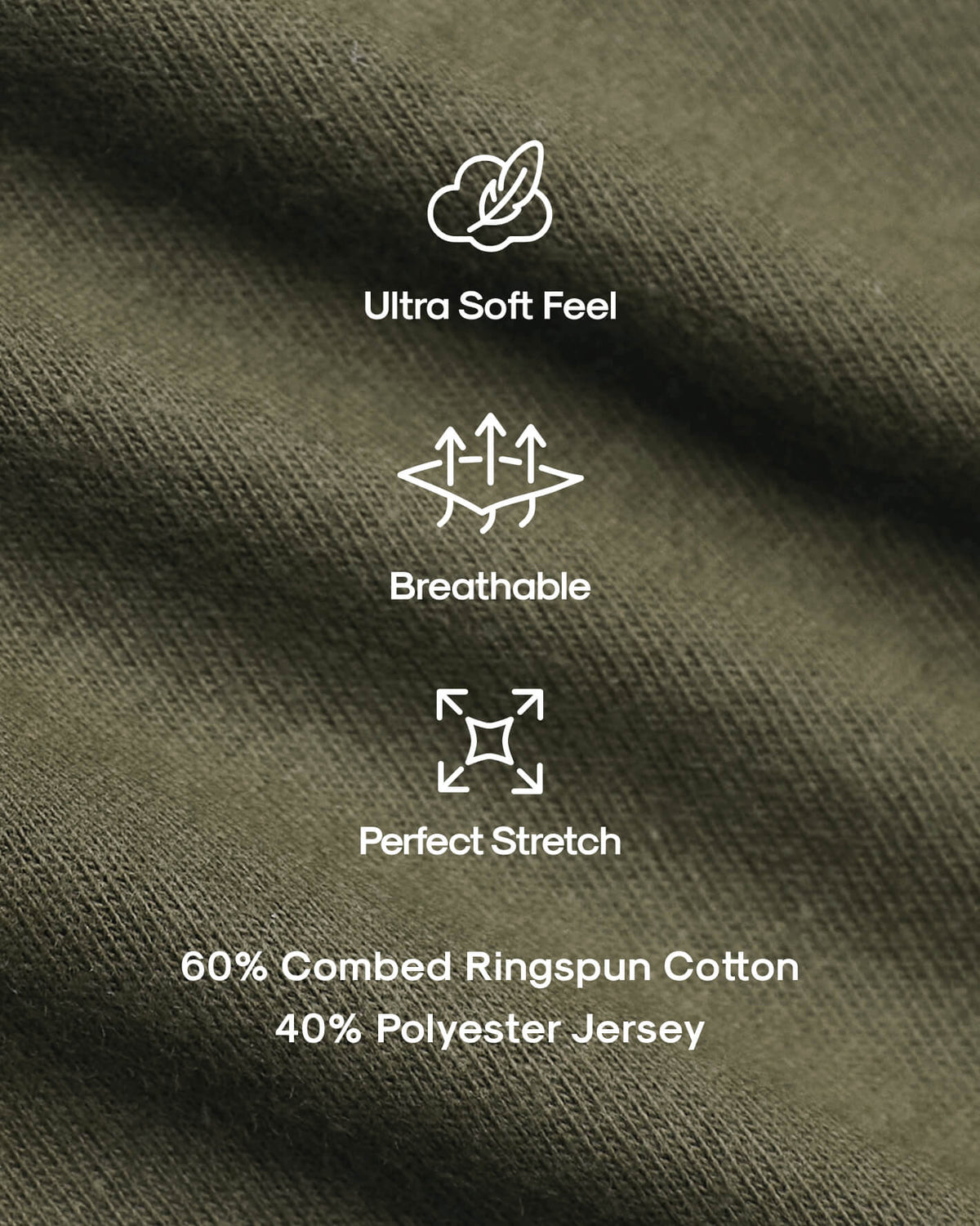 Military Green Classic Crew Neck