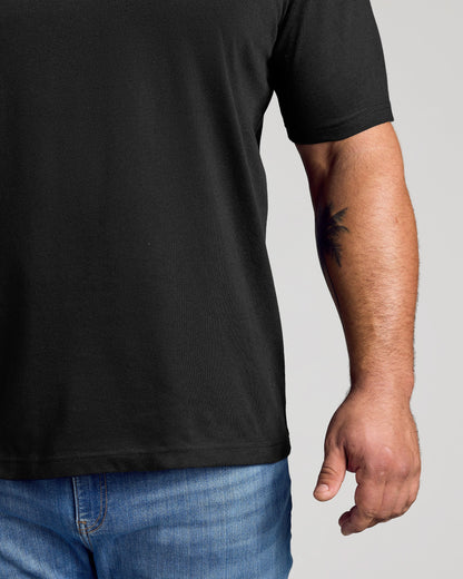 Black Classic Crew Neck
