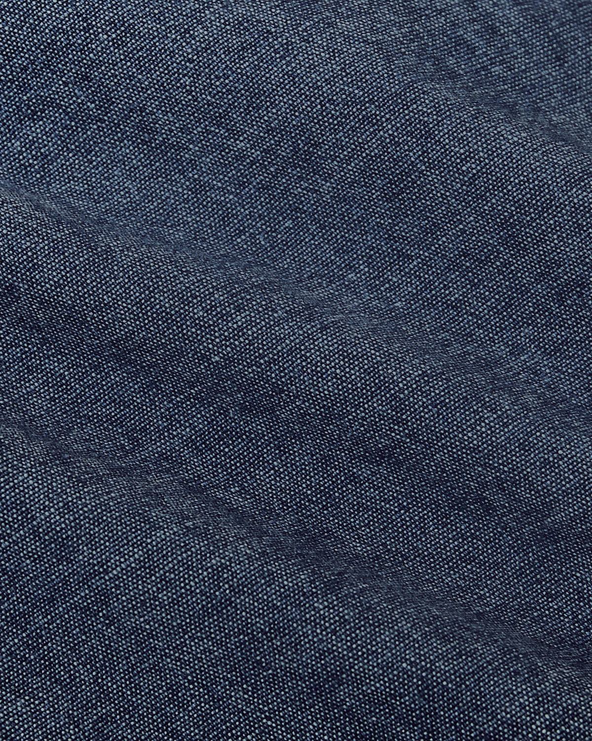 Medium Indigo Wash Short Sleeve Stretch Chambray Shirt