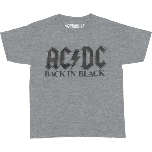 AC/DC Bib In Black Kids Childrens T-shirt