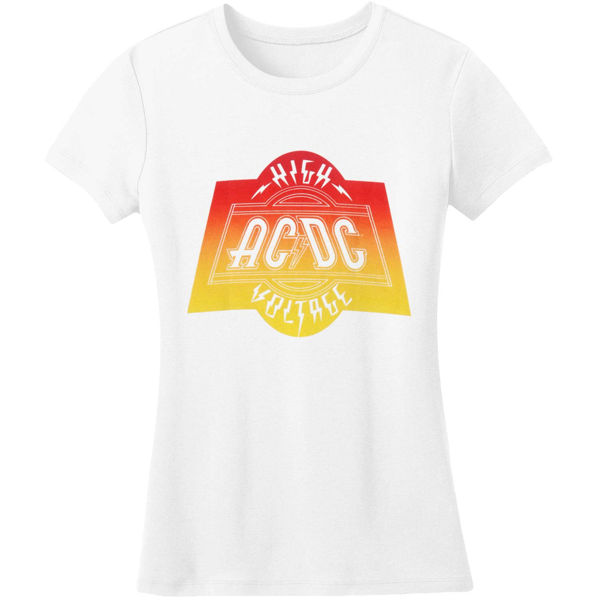 AC/DC High Voltage Jrs Tee Crew Jrs Tee Junior Top