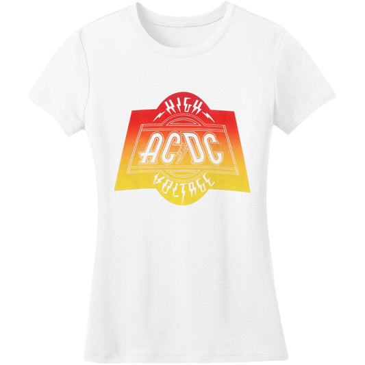 AC/DC High Voltage Jrs Tee Crew Jrs Tee Junior Top