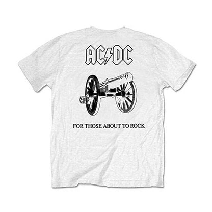 AC/DC About To Rock (Back Print/Retail Pack) Slim Fit T-shirt