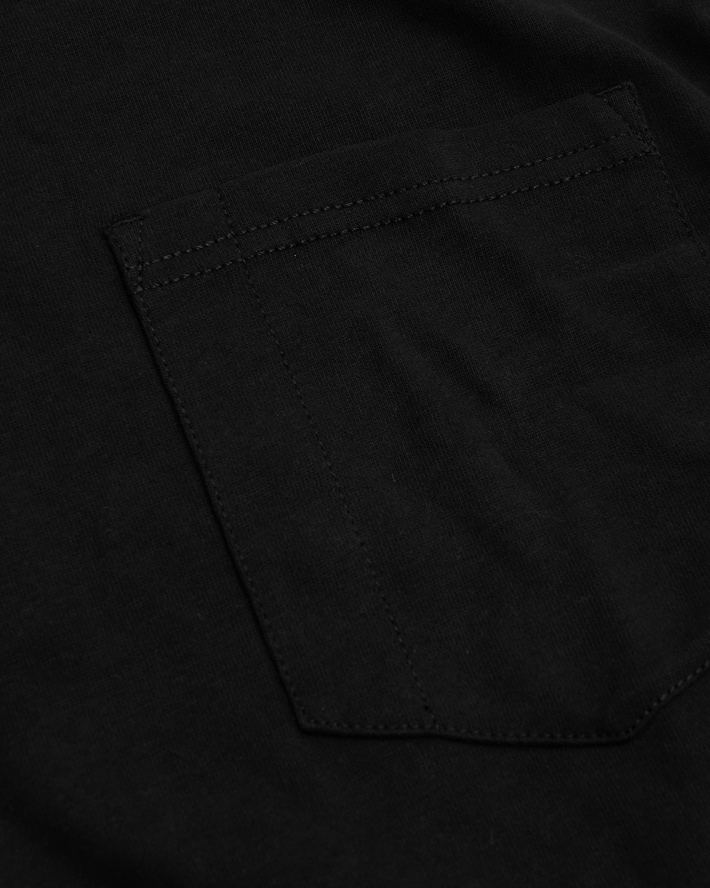 Black & White Heavyweight Long Sleeve Pocket Crew 4-Pack