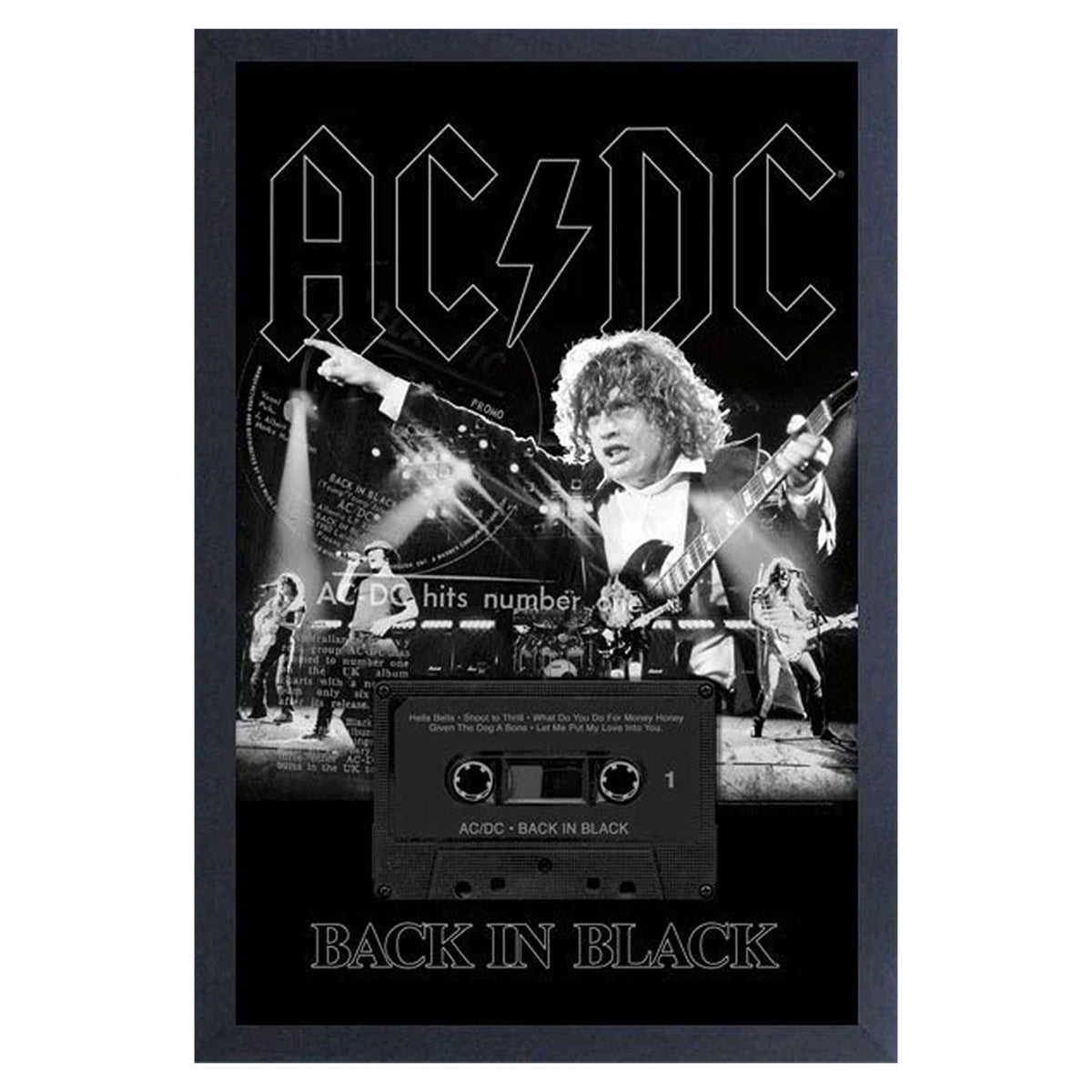 AC/DC Back in Black - Live Framed Wall Art