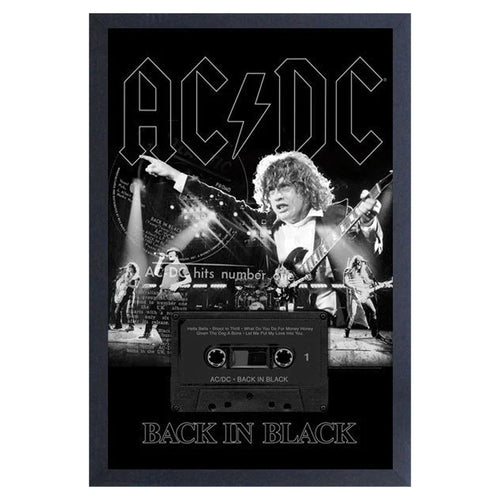 AC/DC Back in Black - Live Framed Wall Art