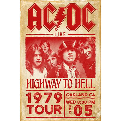 AC/DC Highway to Hell Tour Domestic Poster