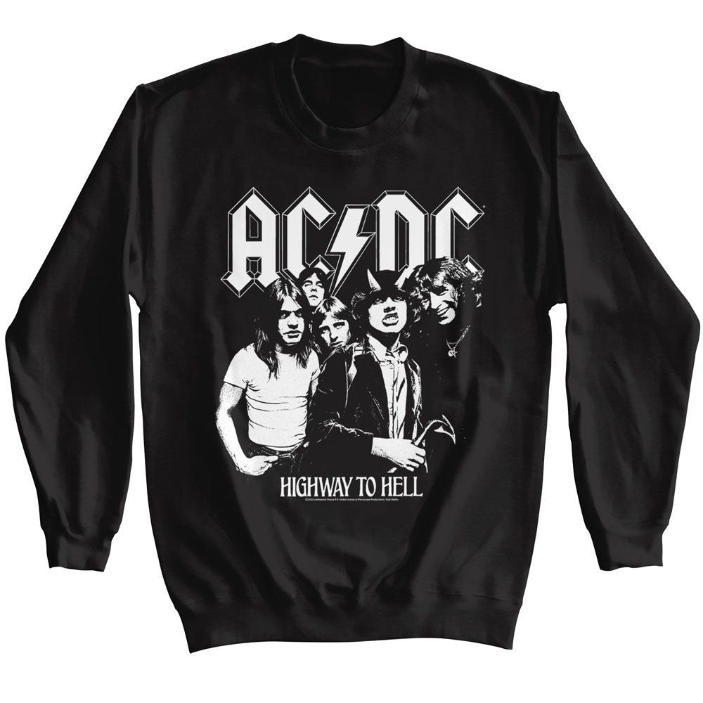 AC/DC AC/DC Bw Highway Photo Sweatshirt