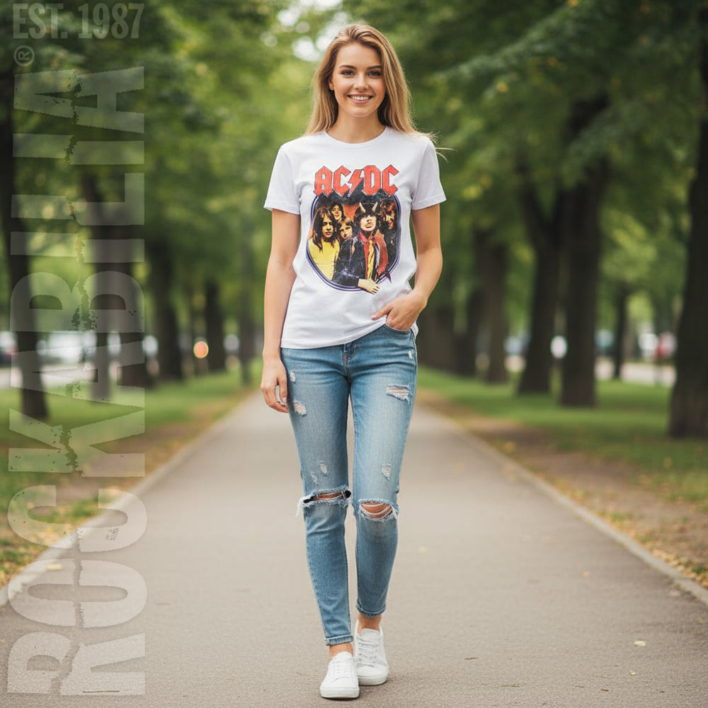 AC/DC Highway To Hell Circle Junior Top