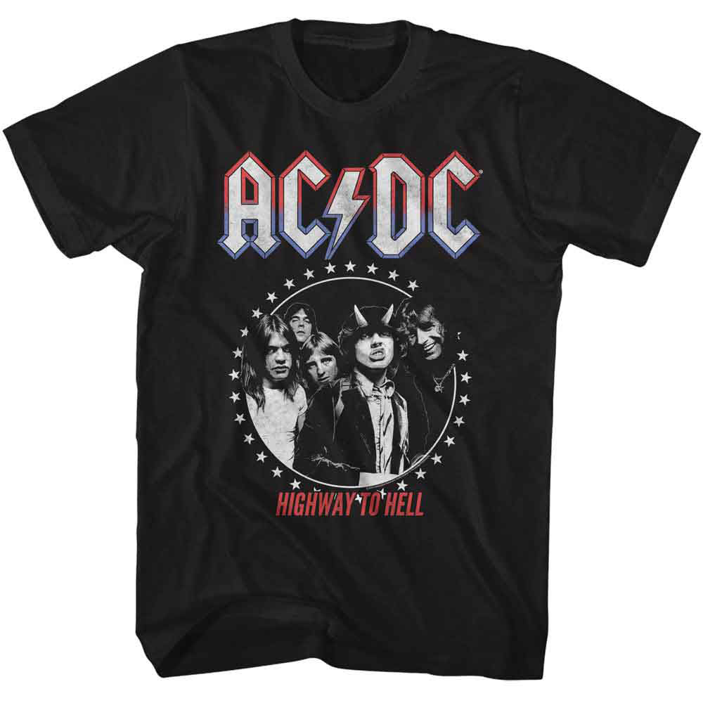 AC/DC AC/DC Americana Star Circle T-shirt