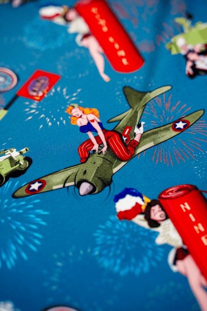 4th of July Pin Up - Short Sleeve Button Down