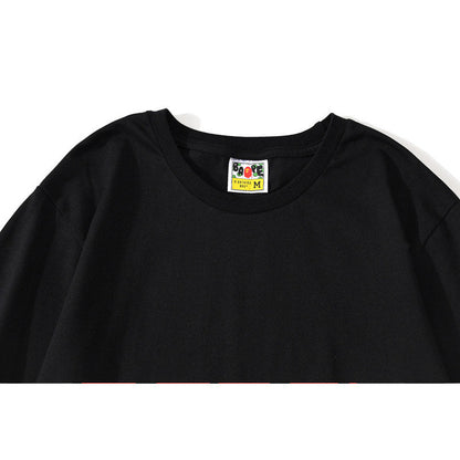 Bathing Ape T-Shirt Summer Menswear Casual Short Sleeve T-shirt