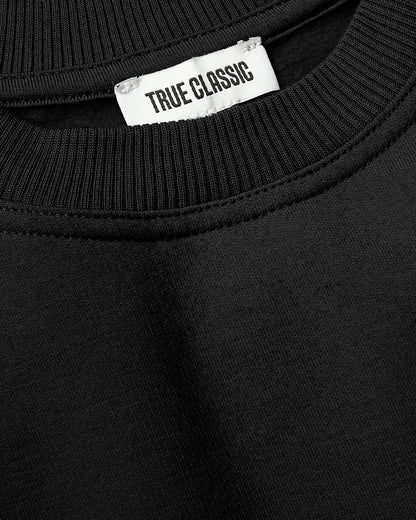 Girls Black & Dark Maroon Slouch Pullover Crew 2-Pack