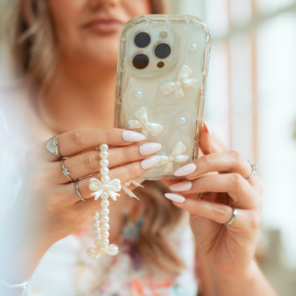 Beaded Phone Strap - Soft Girl Coquette