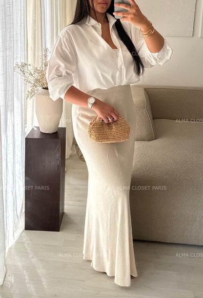 Jupe Lin Plump 11090 Beige Sable 1