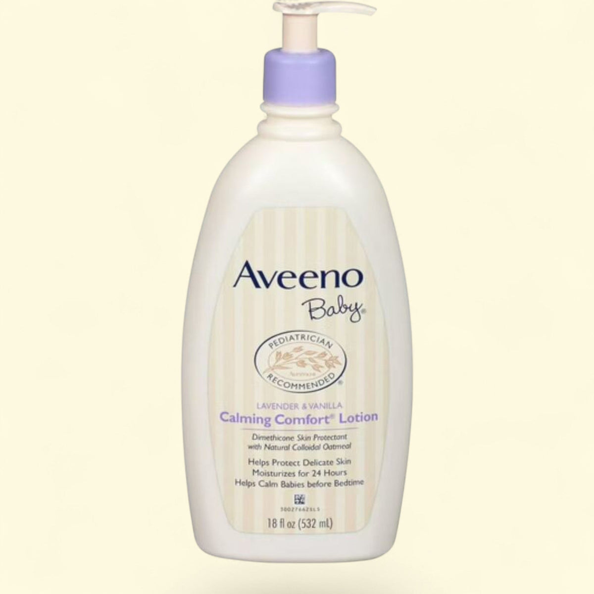 Aveeno Baby Calming Comfort Moisturizing Body Lotion, 18 fl oz
