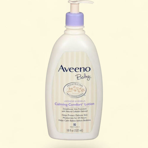 Aveeno Baby Calming Comfort Moisturizing Body Lotion, 18 fl oz