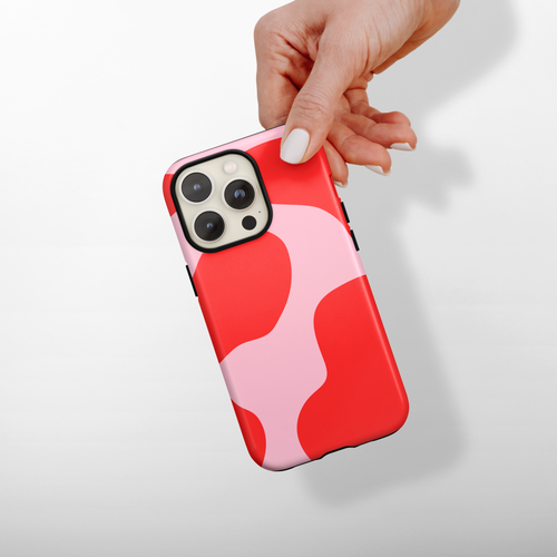 Tough MagSafe® Phone Case - Abstract Pink & Red