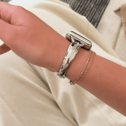 Bangle Apple Watch Strap - Silver
