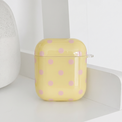 Airpods Case - Butter Blush Polka Dot