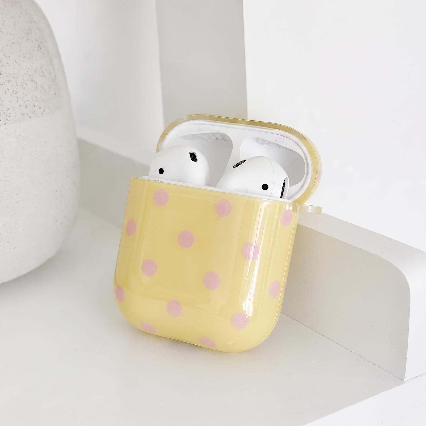 Airpods Case - Butter Blush Polka Dot