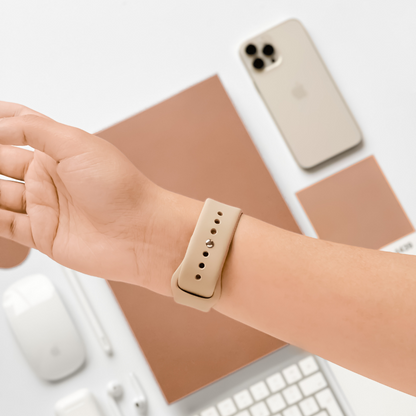 NAKD Apple Watch Strap - Caramel Latte