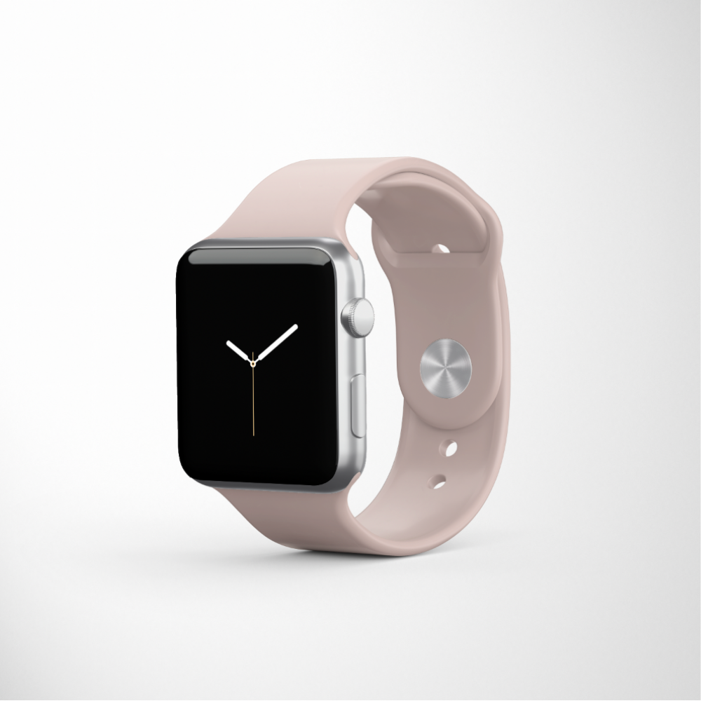 NAKD Apple Watch Strap - Powder Pink