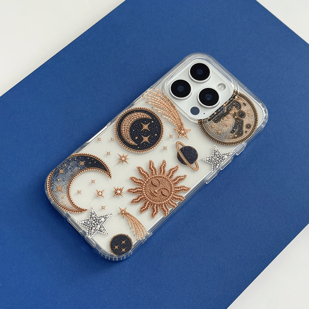 Clear Phone Case - Celestial After Dark