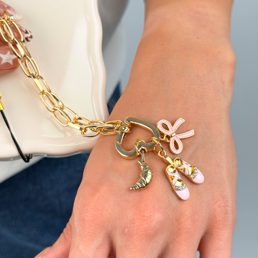 Charm - Pink Bow